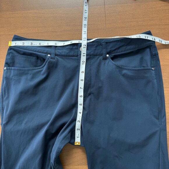 Lululemon | Men’s ABC Pant Slim Warpstreme True Navy Blue Business Casual Office - Picture 8 of 9